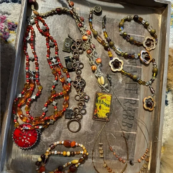 LOT of wearable jewelry 7 pieces - Picture 3 of 12